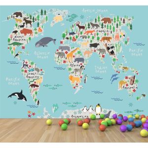 Répartition des Animaux sur la Carte du Monde
