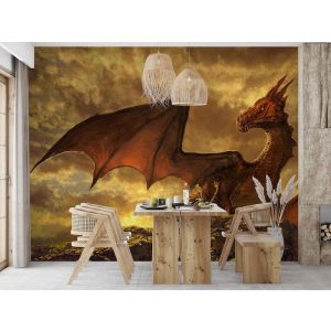 Peinture de dragon majestueuse