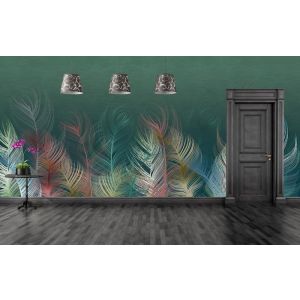 Paradis de plumes de paon