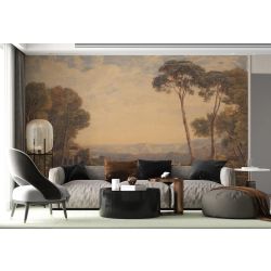 Panoramique Paysage Méditerranéen aux Pins