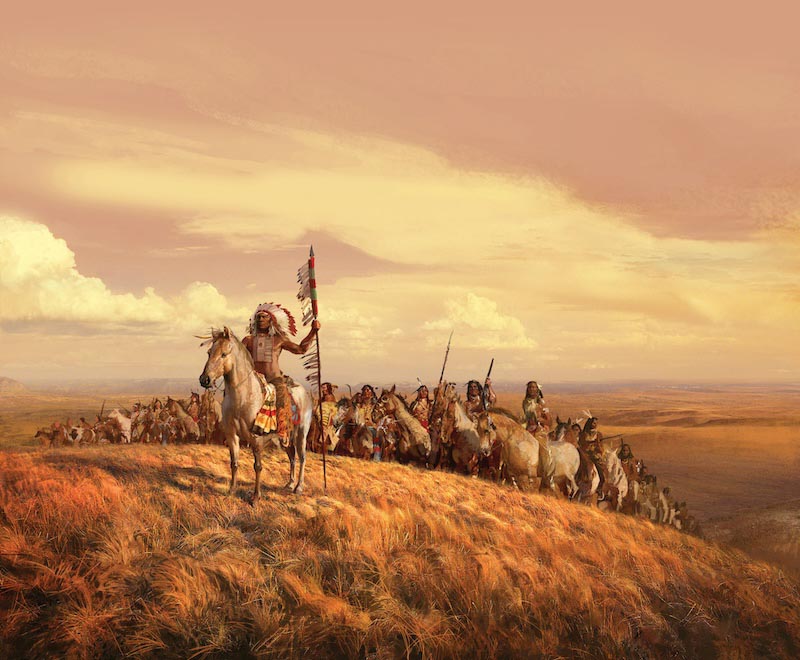 Indiens - Papier Peint Mural