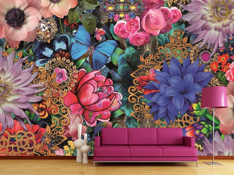 Melli Mello Kevena - Décoration Papier Peint 3D Appliquée