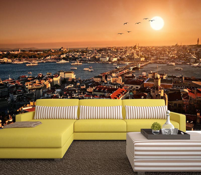 Ceci Est Istanbul - Décor Papier Peint Photo Appliqué
