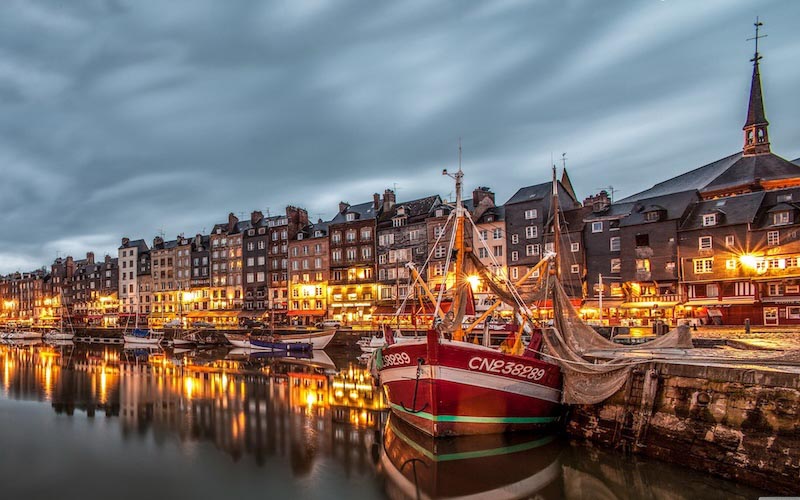 Europe Honfleur Marine - Papier Peint Photo
