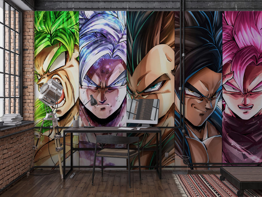 Papier Peint Dragon Ball Transformation - 2
