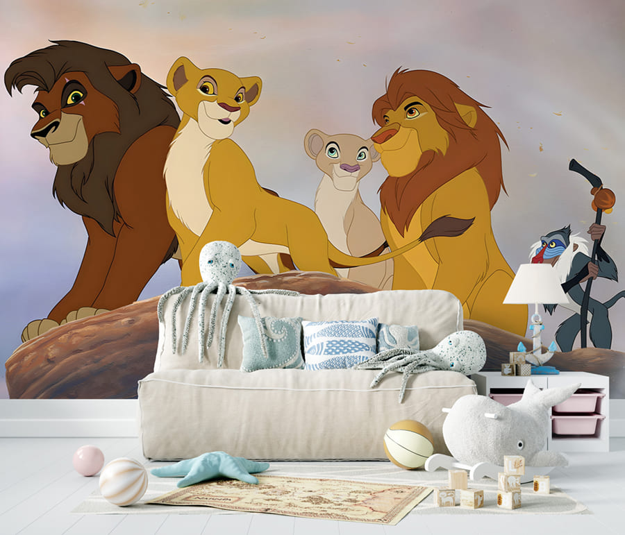 Papier Peint Famille Le Roi Lion - 2