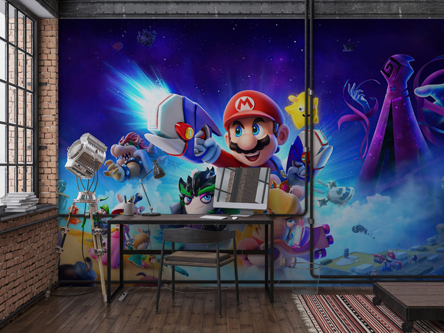 Papier Peint Monde de Mario - 2