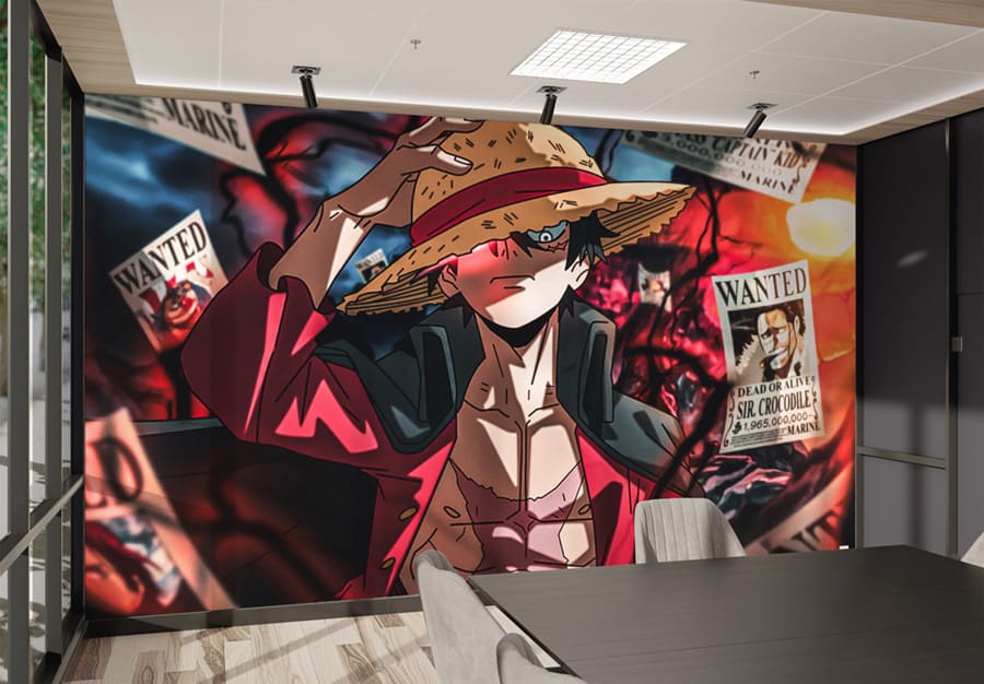Papier Peint Luffy Avis de Recherche One Piece - 2