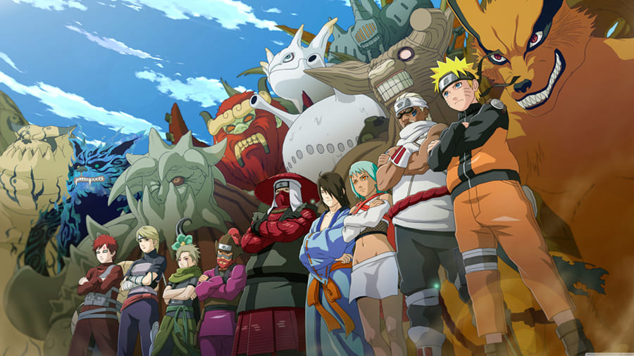 Papier Peint Naruto Bêtes à Queues