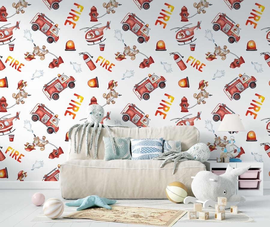 Papier Peint Pompier - 2