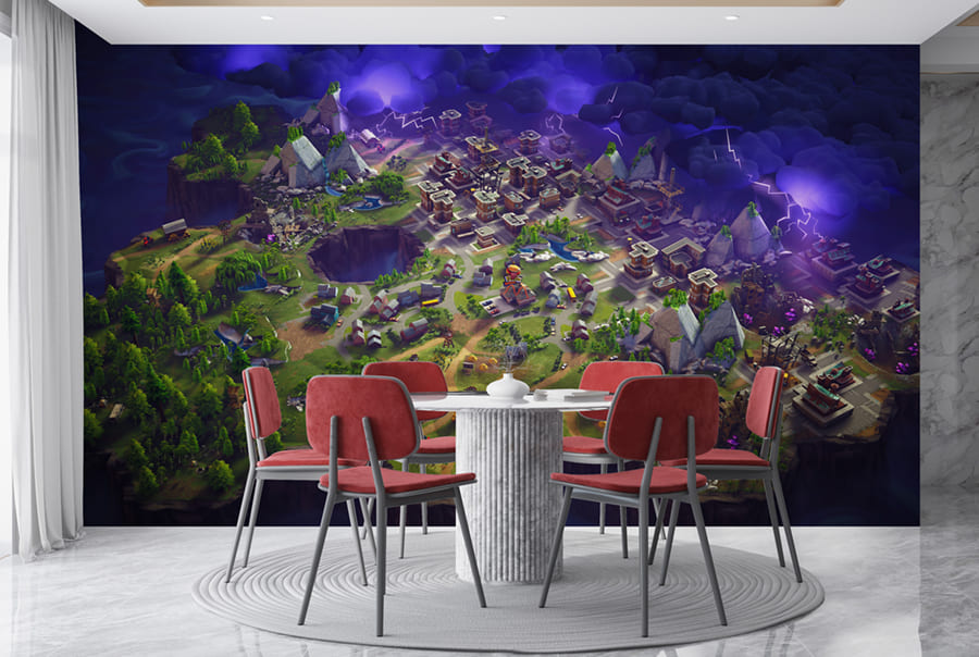 Papier Peint Carte Fortnite - 2