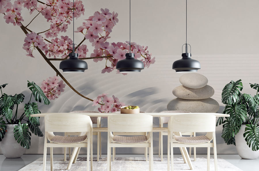 Papier Peint Jardin Zen Japonais - 2