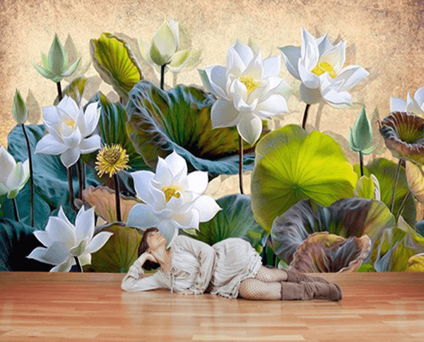 Informations sur le Papier Peint Floral - 2